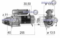 Стартер Case CX210/CX230/CX290 OE: 426828A1/289334A1/ 8811002531