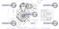 Стартер Cummins ISB-Series OE: 395759RX/3965282RX